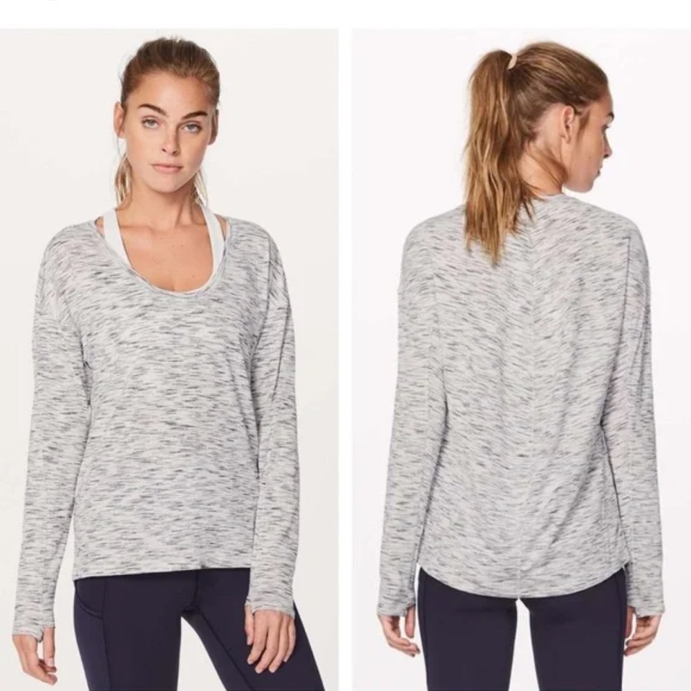 Lululemon Meant To Move Long Sleeve Tiger Space Dye size 12